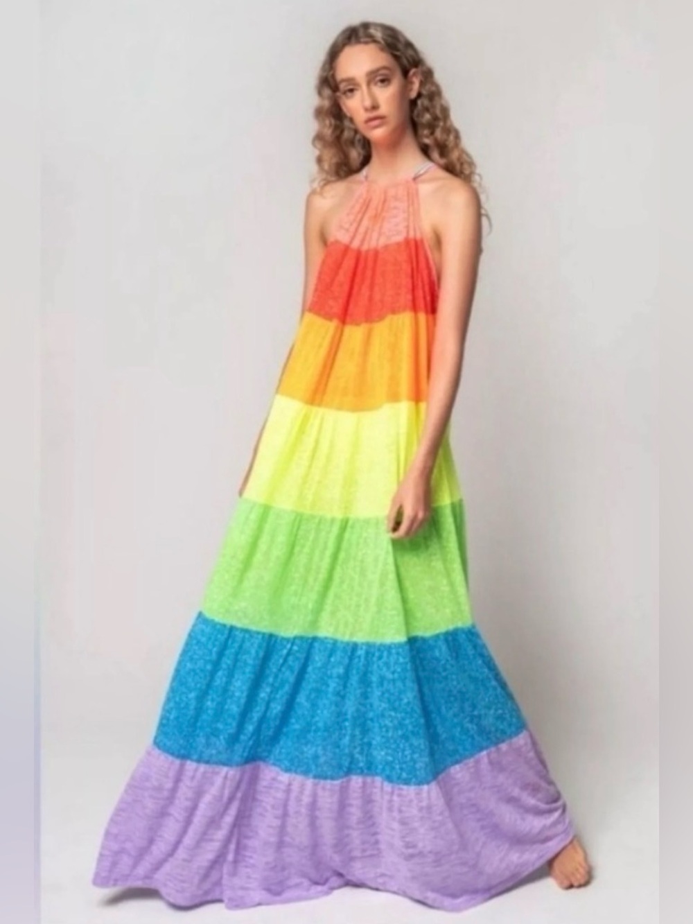 Pitusa rainbow maxi dress - One size